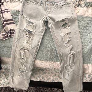 light washed jeans